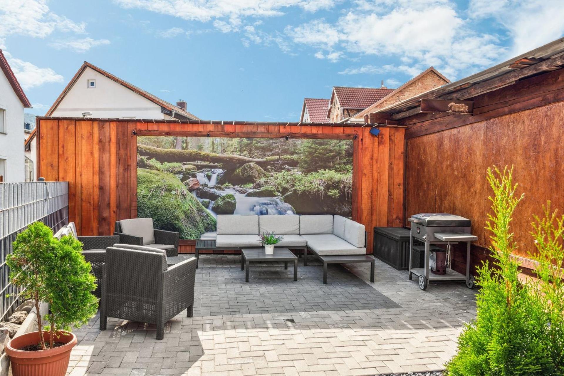 Apartment Harzlounge Center Thale - Grill & Garden Экстерьер фото